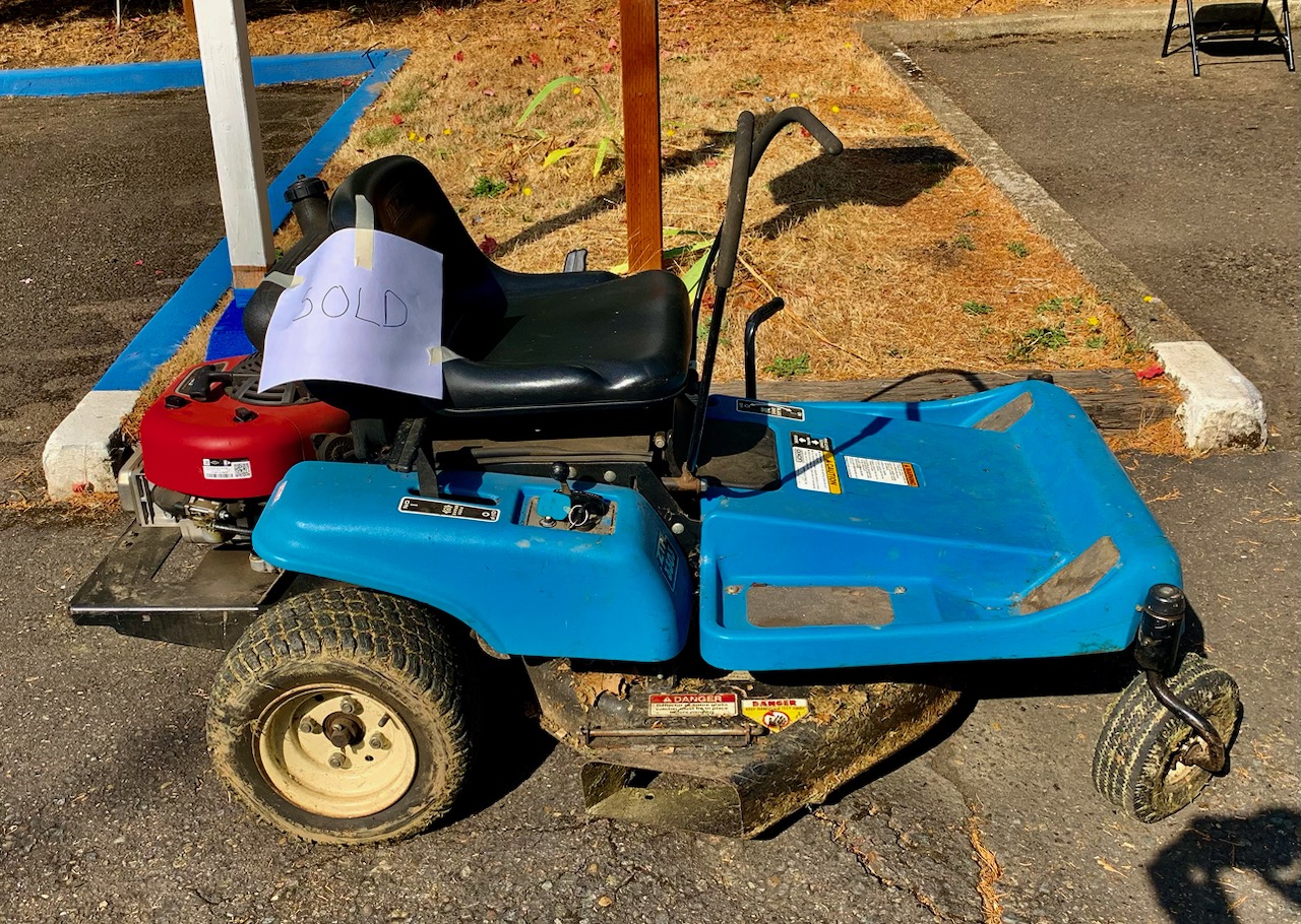 UUFC Lawn Mowing Team Goes Total Electric