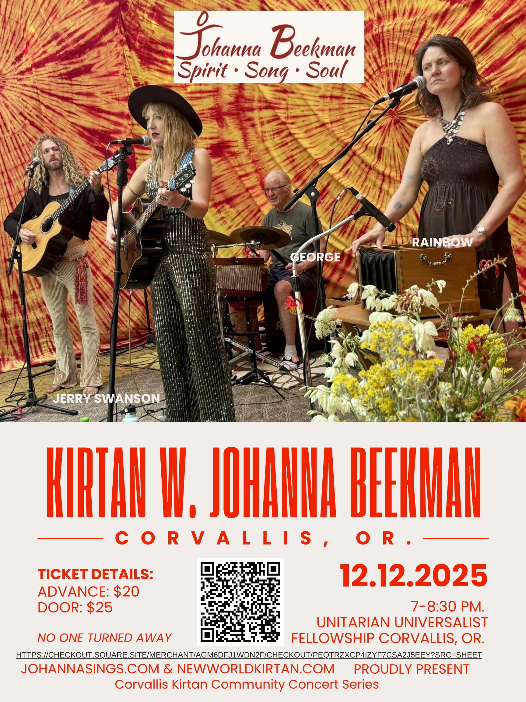 Kirtan With Johanna Beekman and Friends, 12/12